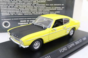 DetailCars FORD CAPRI 3000GT フォード カプリ 黄色/黒 箱付 1/43 イハレ