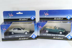 solido BMW Serie 3 cabriolet 箱付 2台 1/43 サシレ