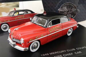 EAGLE MERCURY CLUB COUPE 1949 FIRE CHIEF マーキュリー クラブ 消防 箱付 1/43 サクレ