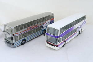 herpa SETRA S228 BUS FROSSARD ゼトラ 2階建バス 箱無 難有 2台 1/87 西ドイツ製 イレレ