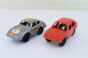 Kinder LANCIA DELTA FERRARI 365GTB/4 DAYTONA ランチアデルタ フェラーリ デイトナ 2台 約5cm ＊イレ