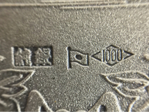 天皇・皇后両陛下金婚式記念 金婚式 昭和49年 銀貨 60mm 100g ケース付き A9645_画像7