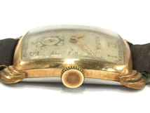 ブローバ スモセコ スモールセコンド 手巻き 機械式 腕時計 シルバーカラー文字盤 スクエアフェイス BULOVA_画像3