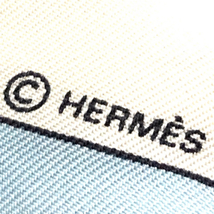 エルメス 不思議の国、エルメスへの旅 展 ポケットチーフ 故郷に帰る 42×42cm シルク100% 箱付 HERMES_画像7