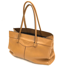 トッズ トートバッグ ハンドバッグ 鞄 オープントップ ファッション小物 レディース ブラウン系 茶系 TOD'S_画像1