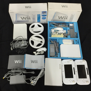 1円 Nintendo WUP-001 Wii U RVL-001 Wii ゲーム機 本体 まとめ セット