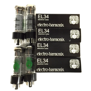 1円 Electro harmonix el34 真空管 4本 セット エレクトロハーモニックス C191727-3