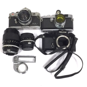 1円 Canon MODEL L3 Nikon Nikomat EL PETRI PENTA V 含む フィルムカメラ レンズ まとめセット C181419