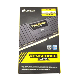 美品 CORSAIR Vengeance LPX 32GB (2X16GB) DDR4 3200MHz デスクトップPC用 メモリ コルセア