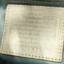 コーチ オードリー レザー 2way ハンドバッグ ショルダーバッグ ホワイト ファッション小物 レディース COACH_画像9