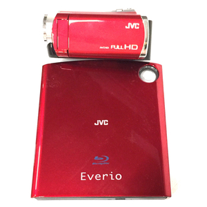 JVC Everio GZ-E600-R デジタルビデオカメラ CU-BD5 BDライター セット