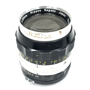 Nikon Nippon Kogaku NIKKOR-P Auto 1:2.5 f=105mm カメラレンズ Fマウント マニュアルフォーカス QR123-253