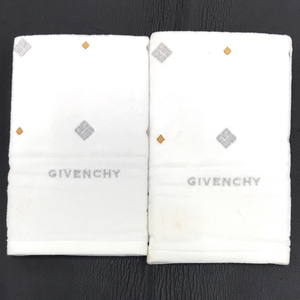 ジバンシィ ハンドタオル ホワイト 保存箱付き 未使用品 2点セット GIVENCHY