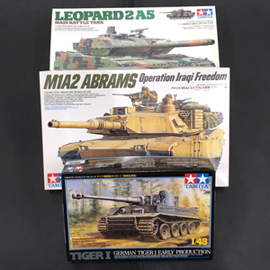 タミヤ 1/35 アメリカM1A2 エイブラムス戦車 イラク戦仕様 35269-3600 含 プラモデル 未組立品 計3点 QG123-251