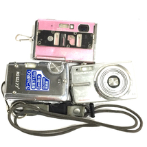 OLYMPUS FE-250 μ 725SW 1050SW コンパクトデジタルカメラ 3点 セット 光学機器 QR123-63_画像1