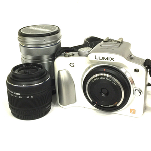 1円 Panasonic LUMIX DMC-G3 OLYMPUS M.ZUIKO DIGITAL 14-42mm 1:3.5-5.6 含む ミラーレス一眼 カメラ L122121