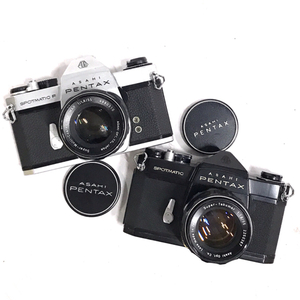 PENTAX SP SPF Super-Multi-Coated TAKUMAR 1:1.8/55 含む 一眼レフ フィルムカメラ レンズ セット QG123-321