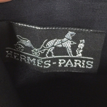 1円 エルメス エールライン パースGM 長財布 ウォレット ラウンドジップ ブランド小物 ブラック×グレー系 HERMES_画像6