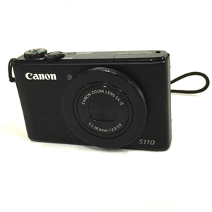 1円 Canon PowerShot S110 5.2-26.0mm 1:2.0-5.9 コンパクトデジタルカメラ ブラック