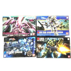 バンダイ 1/144 HG トランザムライザー グロスインジェクションバージョン GUNDAM 00-42 他 ガンプラ 計4点 QG123-183