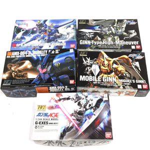 バンダイ 機動戦士ガンダムAGE 1/144 HG Gエグゼス ガンプラ 未組立品 他 プラモデル 等 計5点セット QG123-224