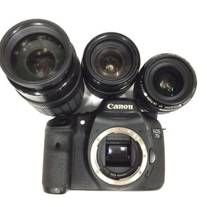 CANON EOS 7D EF 35-105mm 1:3.5-4.5 EF 28-70mm 1:3.5-4.5 II 含む デジタル一眼レフ デジタルカメラ レンズ セット