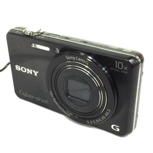 SONY Cyber-shot DSC-WX220 3.3-5.9/4.45-44.5 コンパクトデジタルカメラ ブラック QR123-176