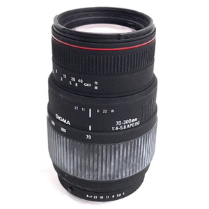 SIGMA 70-300mm 1:4-5.6 APO DG カメラレンズ FOR SA/KPR オートフォーカス QR123-157