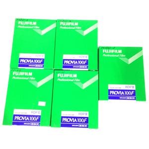 未開封品 FUJIFILM FUJICHROME RDPIII PROVIA 100F リバーサルフィルム 20枚入り 2点 10枚入り 3点 セットQR123-169