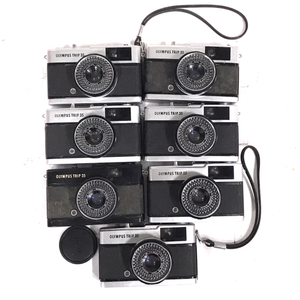 OLYMPUS TRIP 35 D.Zuiko 1:2.8 40mm コンパクトフィルムカメラ オリンパス 7点 セット QG123-344
