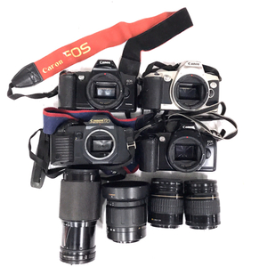 CANON T70 EOS Kiss FD 70-210mm 1:4 EF 28-80mm 1:3.5-5.6 II 含む カメラ レンズ まとめ セット