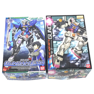 MG 1/100 ガンダム Ver .ONE YEAR WAR 0079J 他 ガンダムエクシア 等 プラモデル ガンプラ 未組立 計2点 QG123-117