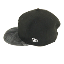 ニューエラ×DC サイズ7 1/8 ベースボールキャップ ブラック 迷彩 刺繍 帽子 ファション小物 NEW ERA_画像3