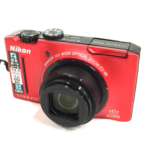 1円 Nikon COOLPIX S8100 5.4-54.0mm 1:3.5-5.6 コンパクトデジタルカメラ レッド C191849