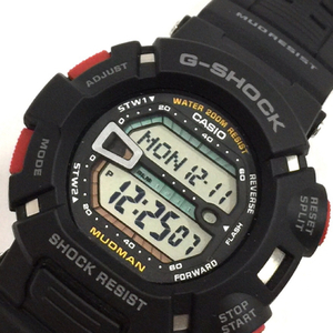 1円 カシオ 腕時計 G-SHOCK G-9000-1VDR マッドマン 200m デジタル クォーツ メンズ ブラック 稼働 付属有 CASIO