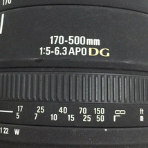 SIGMA 170-500mm 1:5-6.3 APO DG カメラレンズ EFマウント オートフォーカス_画像4