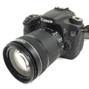 Canon EOS 70D EF-S 18-135mm 1:3.5-5.6 IS STM デジタル一眼レフ カメラ ブラック QR123-212