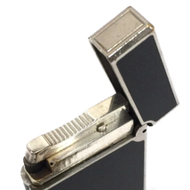 1円 S.T.デュポン ラインD ローラー ガスライター 喫煙具 約54×32mm シルバーカラー×ブラック S.T.DuPont_画像4