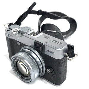 FUJIFILM X20 FUJINON f=7.1-28.4mm 1:2.0-2.8 コンパクトデジタルカメラ シルバー QX124-4