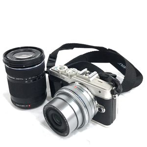 1円 OLYMPUS PEN Lite E-PL7 M.ZUIKO DIGITAL 14-42mm 1:3.5-5.6 40-150mm 1:4-5.6 ミラーレス一眼 カメラ