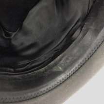 テシ サイズ 61 中折れ帽 ハット 帽子 イタリア製 ファッション小物 服飾小物 メンズ グレー×ブラック系 Tesi_画像8