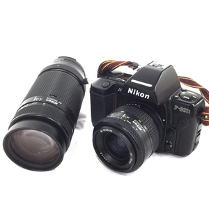 Nikon Nikon F-801s AF NIKKOR 35-70mm 1:3.3-4.5 75-300mm 1:4.5-5.6 一眼レフ フィルムカメラ 光学機器 QR124-189