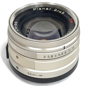 1円 CONTAX Carl Zeiss Planar 2/45 T カメラレンズ コンタックスGマウント オートフォーカス