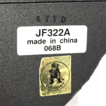 ゴジラ JF322A 置時計 目覚まし時計 高さ約22cm クォーツ オブジェ 置物 インテリア 雑貨 現状品_画像8