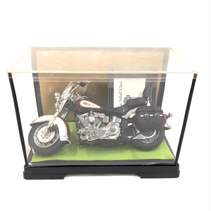 ハーレーダビットソン ヘリテイジ ソフテイルクラシック 1/10スケール バイク 模型 ホビー 玩具 社外ケース付 現状品