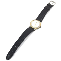 セイコー 腕時計 クレドール 5A74-0020 SS×18KTベゼル ローマン クォーツ メンズ 社外ベルト 稼働 295484-11-13_画像4