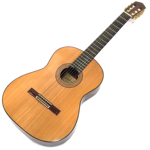 中山昇 クラシックギター 弦楽器 1985年製 全長98.5cm 弦長640mm 19F ブラウン 茶 ハードケース 付属