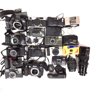 1円 CANON AV-1 Nikon F80D MINOLTA a7700i 含む カメラ レンズ まとめ セット
