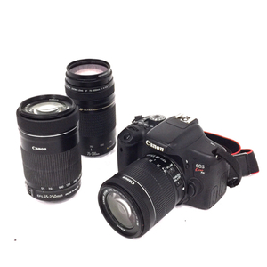 1円 Canon EOS Kiss X8i EF-S 18-55mm 1:3.5-5.6 IS STM デジタル一眼レフカメラ セット 光学機器 L182158