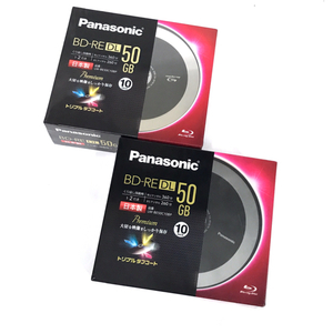 新品同様 未開封 Panasonic BD-RE DL 50GB 繰り返し録画用 10パック 2セット QR124-145